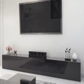 3m Black Gloss Suprilla TV Unit