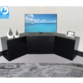 Standford Black Corner TV Cabinet