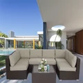 Brown Majeston Modular Outdoor Furniture Lounge