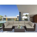 Brown Majeston Modular Outdoor Furniture Lounge