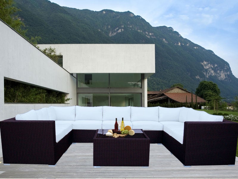 Brown Grand Jamerson Modular Outdoor Furniture Setting