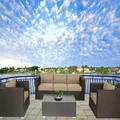 Brown Brighton Balcony Outdoor Lounge Suite