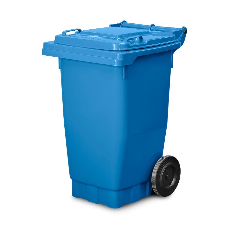 80 Litre Wheelie Bin - New - Blue
