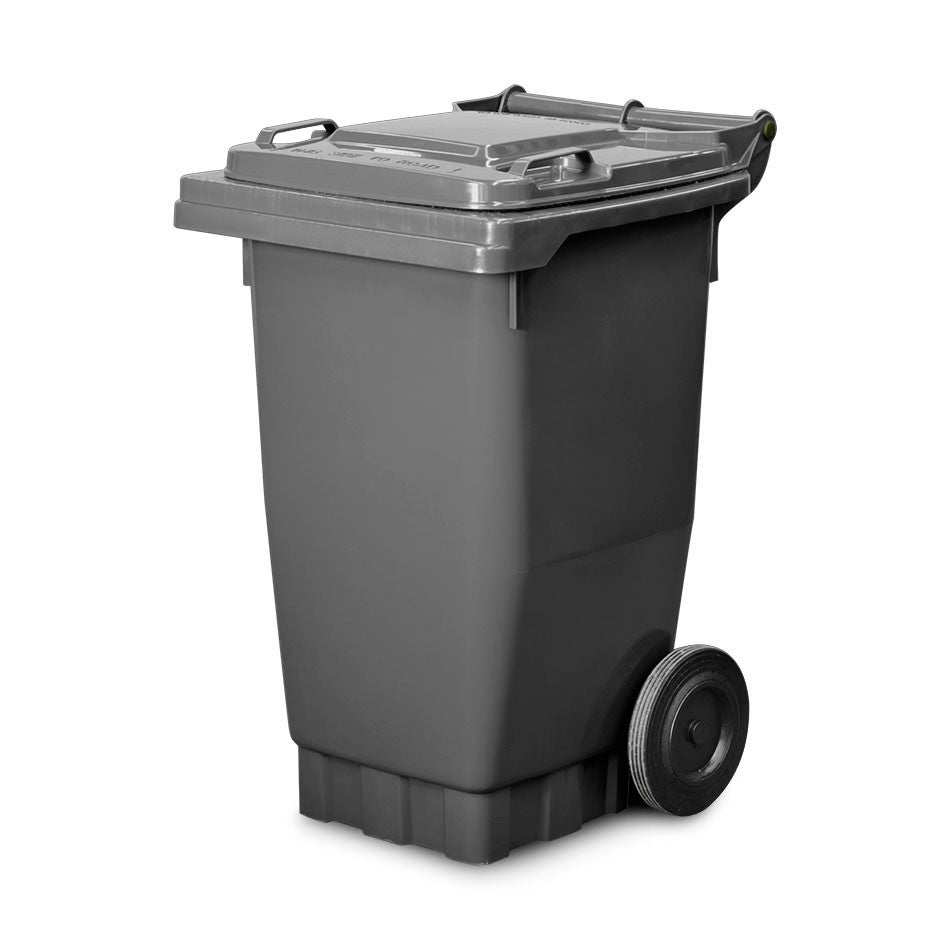 80 Litre Wheelie Bin - New - Grey