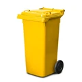 120 Litre Wheelie Bin - New - Yellow