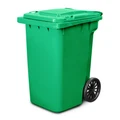 360 Litre Wheelie Bin - New - Lime Green