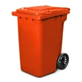 360 Litre Wheelie Bin - New - Orange