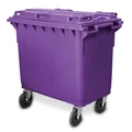 660 Litre Wheelie Bin - New - Purple