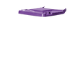 140 Litre Wheelie Bin Lid - New - Purple