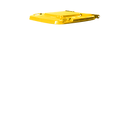 240 Litre Wheelie Bin Lid - New - Yellow