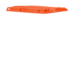 1100 Litre Wheelie Bin Lid - New - Orange