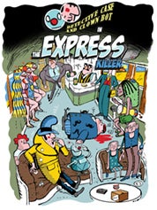 Detective Case and Clown Bot in: The Express Killer