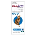 Bravecto Spot On For Medium Cats 2.8 - 6.25 Kg Blue 4 Pipettes