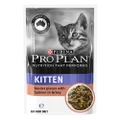Pro Plan Cat Kitten Salmon Pouch 85g X 12 Pouches 1 Pack