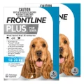 Frontline Plus For Medium Dogs 10 To 20kg Blue 12 Pipettes