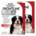 Frontline Plus For Extra Large Dogs 40 To 60kg Red 12 Pipettes