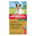 Advantix For Small Dogs & Pups Up To 4kg Green 12 Pack