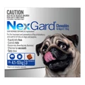 Nexgard Chewables For Small Dogs 4.1 - 10 Kg Blue 12 Chews