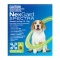 Nexgard Spectra Medium Dogs 7.6 - 15kg Green 3 Pack