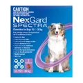 Nexgard Spectra Large Dogs 15.1 - 30kg Purple 3 Pack