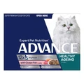Advance Ocean Fish In Jelly Mature Cat 8+ Years Wet Food Pouch 85gmx12 1 Pack
