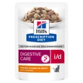 Hill's Prescription Diet I/D Digestive Care With Chicken Cat Wet Pouch 85gmx12 1 Pack