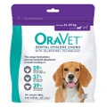 Oravet Dental Chews For Medium Dogs 11-23 Kg Purple 28 Chews