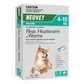 Neovet Flea And Worming For Medium Dogs 4 To 10kg Aqua 3 Pack