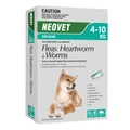 Neovet Flea And Worming For Medium Dogs 4 To 10kg Aqua 6 Pack