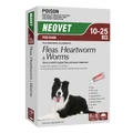 Neovet Flea And Worming For Large Dogs 10 To 25kg Red 6 Pack