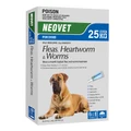 Neovet Flea And Worming For Extra Large Dogs Over 25kg Blue 6 Pack