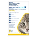 Revolution Plus For Kittens And Small Cats 1.25 - 2.5kg Yellow 3 Pack