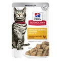 Hill's Science Diet Adult Cat Urinary Hairball Control Chicken Wet Pouch 85 Gm 12 Pouch