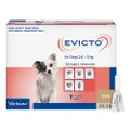 Evicto Spot-On Selamectin For Very Small Dogs 2.6-5kg Brown 4 Pack