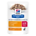 Hill's Prescription Diet C/D Urinary Care Multicare Stress Chicken Cat Food Pouches 85gmx12 1 Pack