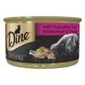 Dine Desire Adult Cat Wet Canned Food Succulent Tuna Whitemeat And Snapper 85g X 24 1 Pack