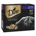 Dine Desire Adult Cat Wet Canned Food Virgin Flaked Tuna 85g X 24 1 Pack