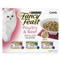 Fancy Feast Cat Adult Variety Pack Poultry And Beef Grill 85g X 24 Cans 1 Pack