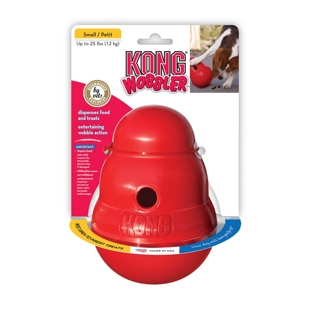 Kong Wobbler Treat Dispensing Toy For Dogs 1 X Small
