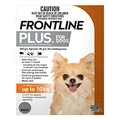 Frontline Plus For Small Dogs Up To 10kg Orange 3 Pipettes