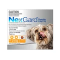 Nexgard Chewables For Very Small Dogs 2 - 4 Kg Orange 6 Chews