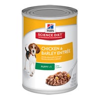 Hill's Science Diet Puppy Up To 1 Year With Chicken & Barley Wet Dog Food 370gm 12 Cans
