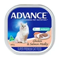Advance Chicken & Salmon Medley Adult Cat Canned Wet Food 85 Gm 7 Cans