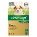 Advantage For Small Dogs Up To 4kg Green 6 Doses