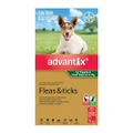 Advantix For Small Dogs & Pups Up To 4kg Green 6 Pack