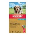 Advantix For Medium Dogs 4 To 10kg Aqua 6 Pack