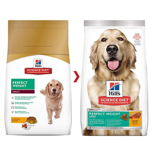 Hill's Science Diet Perfect Weight Adult Chicken Recipe Dry Dog Food 1.8 Kg