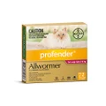 Profender Allwormer For Large Cats 5 To 8kgs Red 2 Pipettes