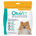 Oravet Dental Chews For X-Small Dogs Up To 4.5 Kg Orange 3 Chews