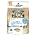 Ivory Coat Grain Free Adult Cat Pouch Wet Food Chicken And Ocean Fish In Jelly 85g X 12 Pouches 1 Pack